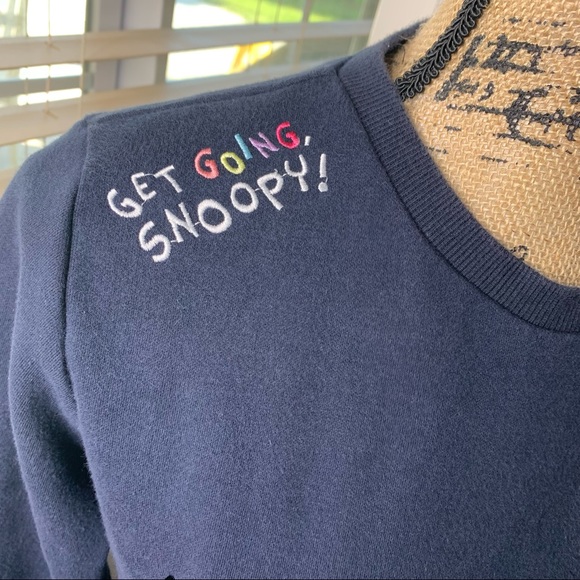 Snoopy Golf Patched Crewneck Sweatshirt - Picture 4 of 11